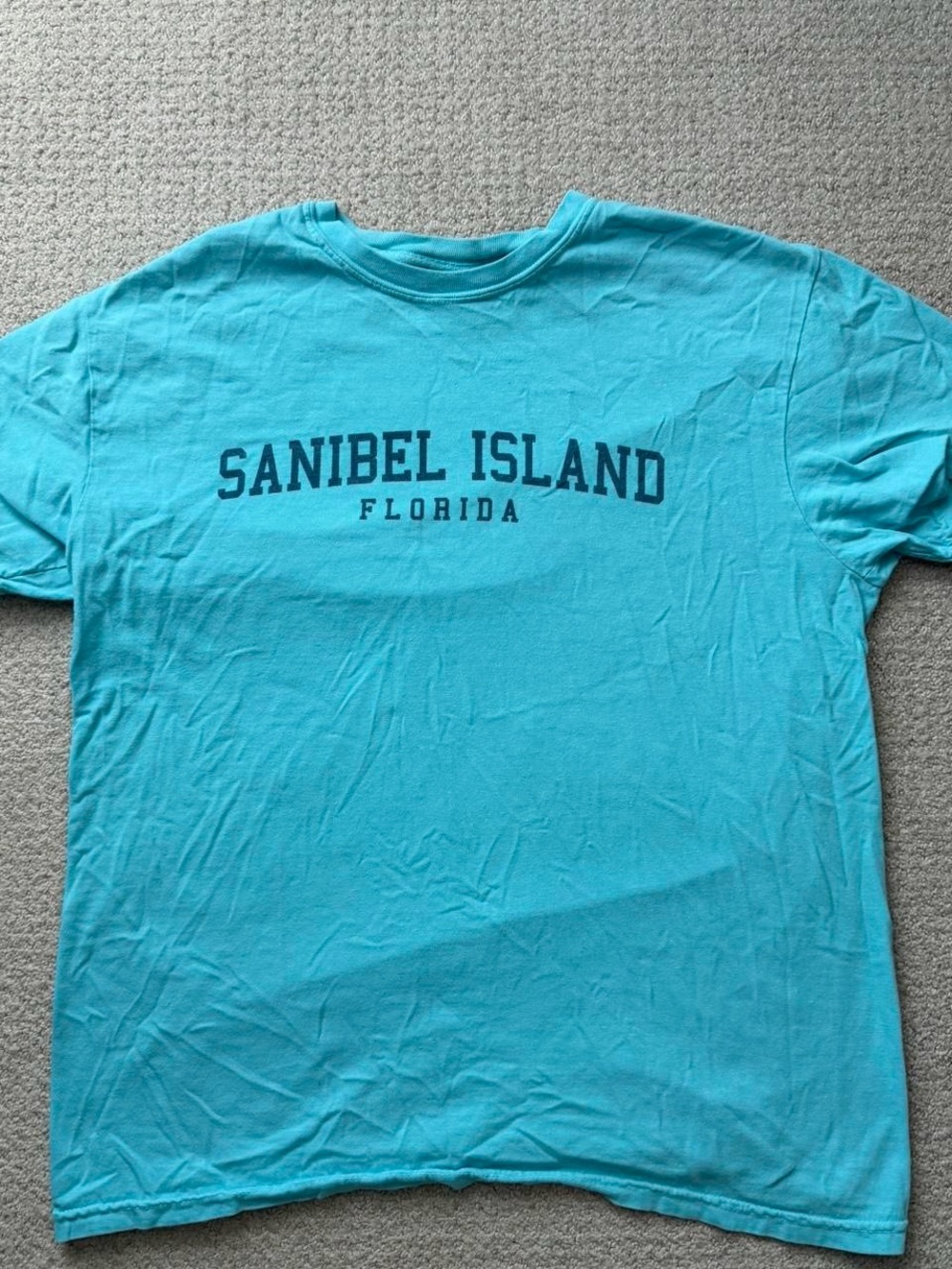 Comfort Colors Sanibel Island Florida Short-Sleeve Tee - Turquoise